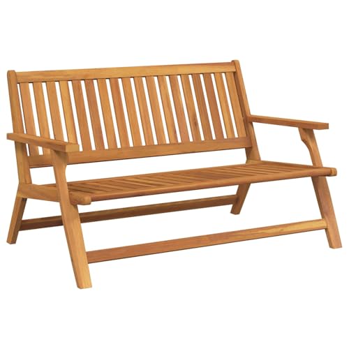 Banco de madera maciza de acacia de alta resistencia para exterior 2