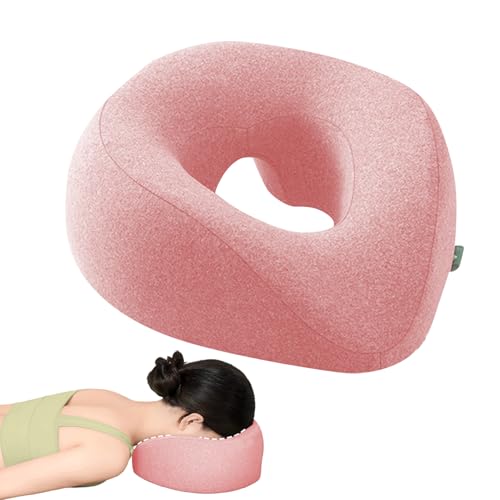 Almohada Abajo, Soporte ergonómico Antideslizante, reposacabezas de Masaje para Mesa de Cama, para Dormir de Lado, Piercing de Oreja después de la recuperación de BBL, Mesa de Escritorio, hogar