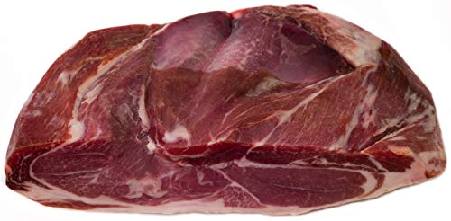 Serrano Schinken entbeint & poliert (Vorderschinken) ca. 1 Kg - Jamon Serrano mit Meeressalz aus dem Mittelmeer