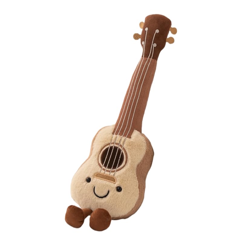 15inch Rock Star Guitar Plush Toy - Soft Stuffed Musical Instrument Throw Pillow, Cute Music-Themed Decor for Home, Bedroom, Festival Gift (Guitar B Model) — image 1
