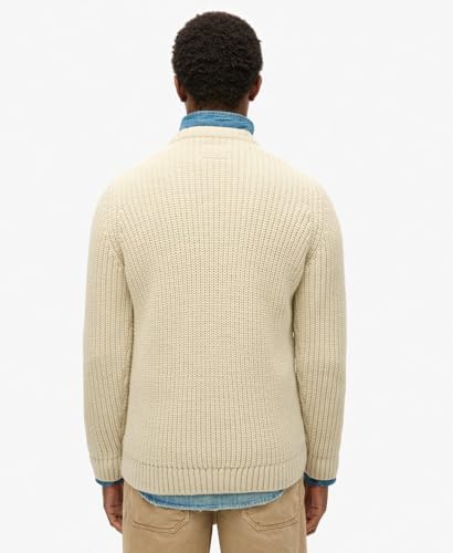 Pull en maille torsadée Superdry Jacob - vue 5