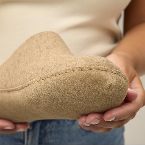 Image of Glerups 100% quality wool mix Slipper with leather sole - Unisex Slip-on