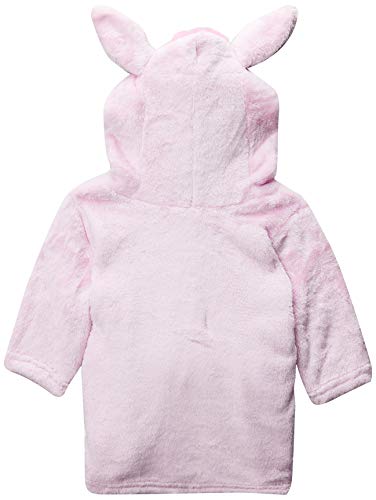 Image of Hudson Baby Unisex Baby Plush Animal Face Robe, Pink Unicorn, One Size, 0-9 Months