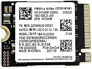 Oemgenuine OEM Samsung 256GB M.2 PCI-e NVME Internal Solid State Drive 30mm 2230 Form Factor