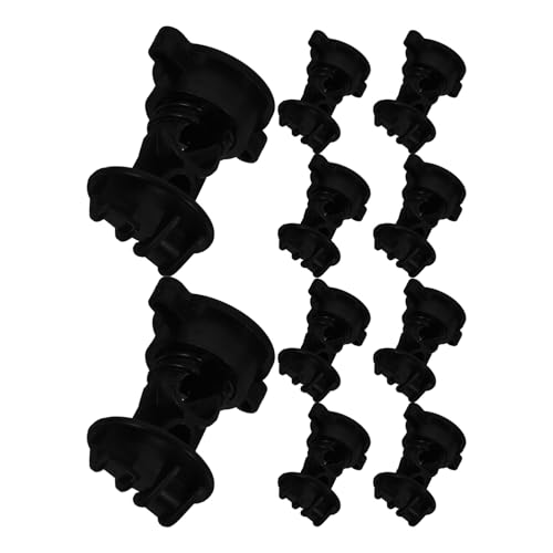 Happyyami 10piezas Aisladores Poste Redondo Aislante Alambre Eléctricas Agrícolas