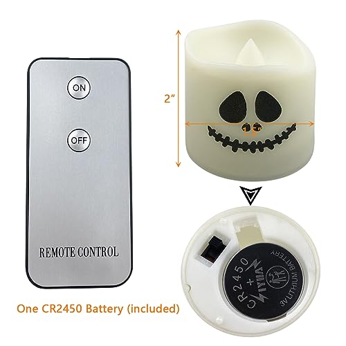 Anditoy 12 Pack Halloween Flameless Candles Battery Operated LED Colorful Tealights for Indoor Halloween Decorations Home Halloween Decor image 6