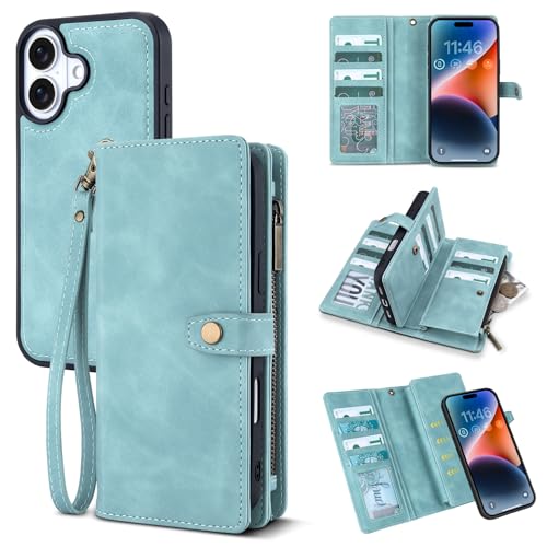 TwoHead Detachable Wallet Case for iPhone 17