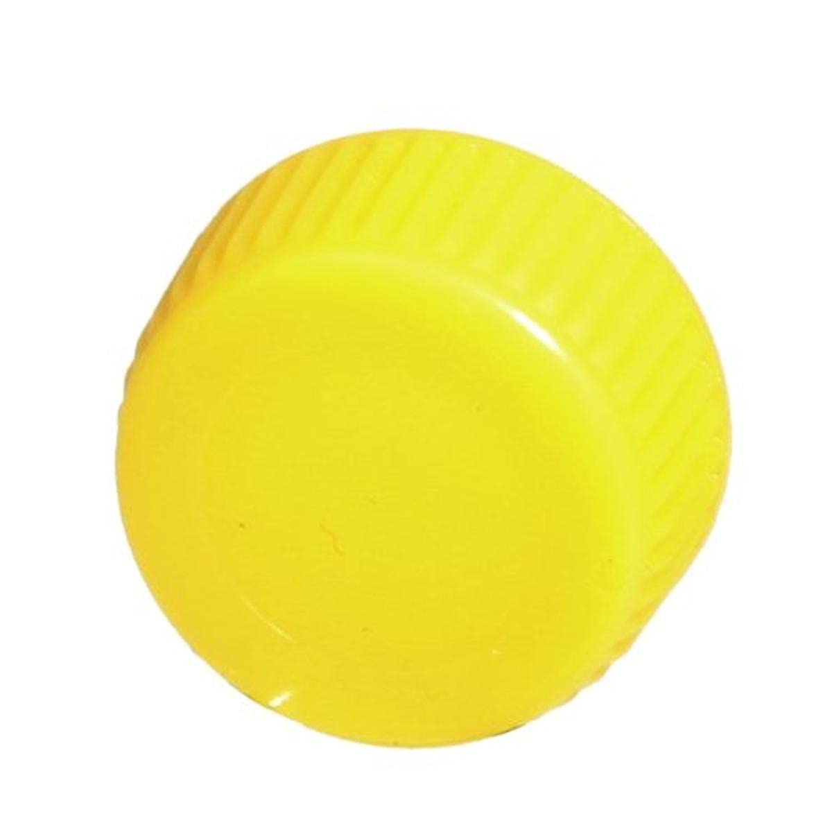 4217 Polypropylene Screw-Cap for Microcentrifuge Tube, Yellow (Pack of 1000)