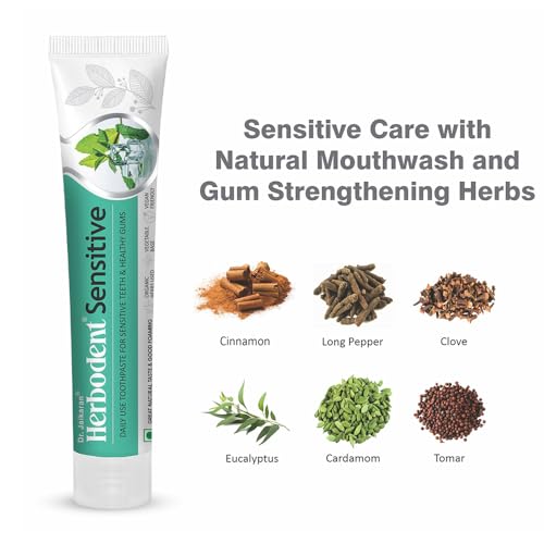 Image of Complete Dental Care Combo | Pack of 3 | For Strong Teeth, Sensitive Teeth & Healthy Gums. Herbodent Premium | Sensitive | Gum Care