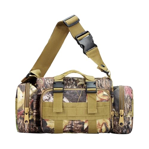Bolsa de almacenamiento Treestand-Frontaufbewahrungstasche - Wander-Tailentasche,Camouflage Treestand Storage Aufbewahrungstasche, estanco, Multi Taschen Jagd-Gürteltasche mit Riemen, Hüfttasch