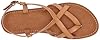 Amazon Essentials Women's Casual Strappy Sandal, Natural, 4.5 UK #4