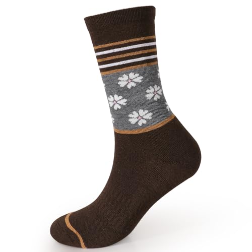 Image of EnerWear 4 Pack Women's Merino Wool Outdoor Hiking Trail Crew Sock
