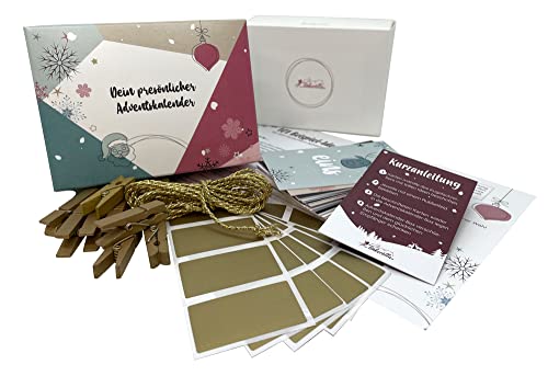 Der persönliche Rubbel-Adventskalender von Tinkerella® – der ganz besondere, selbst gestaltete Advents-Kalender zum rubbeln – mit 101 Ideenvorlagen!
