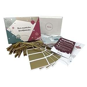 Der persönliche Rubbel-Adventskalender von Tinkerella® – der ganz besondere, selbst gestaltete Advents-Kalender zum…