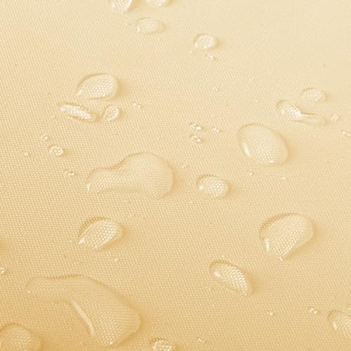 Voile d'ombrage crème haute densité 2,5 x 3,5 m avec oeillets - 4