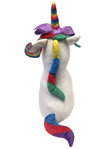 Image of Jay Franco JoJo Siwa Unicorn Plush Toy, 23 Inch Pillow Buddy, Soft Polyester, Rainbow Unicorn Character for Kids Bedroom, Playroom & Cuddling