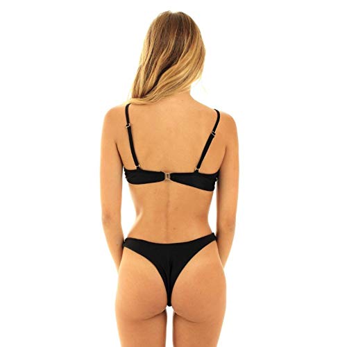 Biquini com Aro Asa Delta - Preto - G