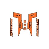 marzocchi 66 rcv 2011  Marzocchi 350 NCR Schwarzer Rand Gabelfahrrad-Aufkleber, kompatibel mit 66 cm (26 Zoll)