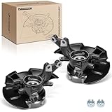 A-Premium 2 x Front Left and Right Steering Knuckle & Wheel Bearing Hub Assembly Compatible with Hyundai Elantra 2007-2012, 4-Wheel ABS, Driver and Passenger Side