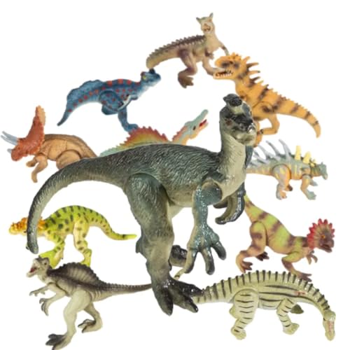 Image of Small Kids Sea & Wild Animal Toys Sets for Fun, Educational, Spark Imagination and Learning (Multi Choice Sets) (Dinosaurs) 12pcs
