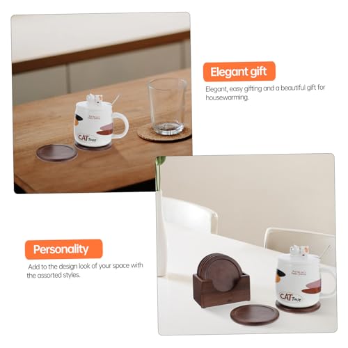 Dessous de tasse antidérapant UKCOCO pour éviter les taches - 4