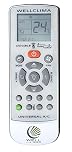 wellclima Telecomando universale per condizionatore climatizzatore d'aria Wellclima DOUBLE, compatibile con i principali marchi tra cui Aermec - Airwell - Amstrad - Argo - Ariston - Beko - Chigo