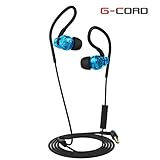 G-Cord In-Ear Earbuds Noise Isolating Stereo Earphones with Mic for 3.5mm Jack Devices
