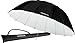 Westcott 4634 7-Feet White with Black Cover Parabolic Umbrella
