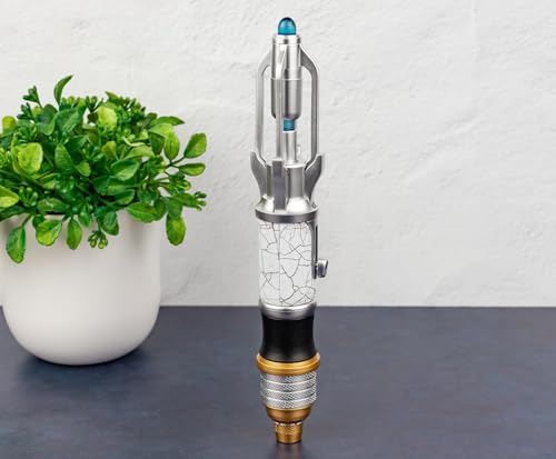 Image of Toynk Doctor Who 14th Doctor Electronic Sonic Screwdriver Prop | Features Light and Sound Effects | Officially Licensed Collectible
