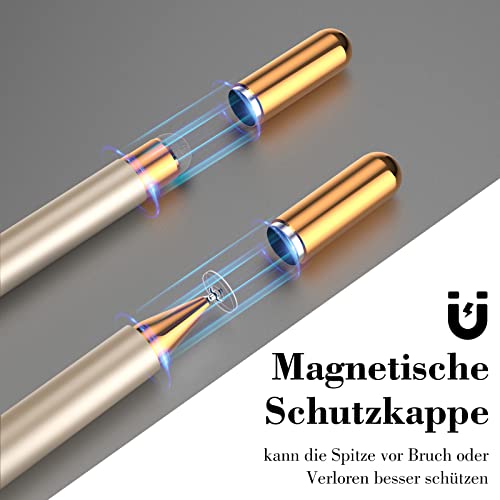 Tablet-Stift MEKO Eingabestift Disc Touch Pen, 2-in-1 Stylus