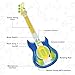 Contixo TG4 Musical Guitar and Microphone Set for Kids, Blue Electric Guitar Toys Starter Kit with Adjustable Height Microphone Stand, Karaoke Toy for Boys, Girls, Toddlers Christmas Birthday Gift