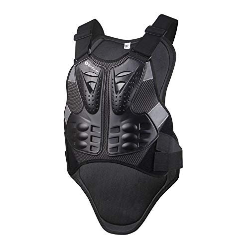 Chaqueta de moto contra caidas graves con chaleco protector de columna XL 2