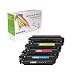 Produktbild Ineecink Kompatible Tonerkartusche Als Ersatz Für HP 220A W2200A W2201A W2202A W2203A Zur Verwendung Mit HP Color Laser Pro 4202DW MFP 4302FDW Drucker, 4Er-Pack,4p