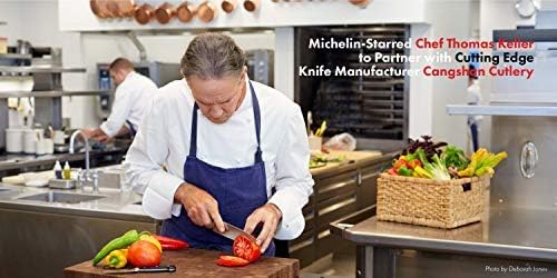 Cangshan N1 Series 1022612 German Steel Forged 8-Piece Knife Block Set, Walnut - Image 6