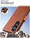 OCASE Compatible with Galaxy S25 FE Wallet Case, PU Leather Flip Folio Case with Card Holders RFID Blocking Kickstand [Shockproof TPU Inner Shell] Protective Phone Cover 2025, Brown