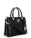 Imagen de GUESS bolso bandolera Dita Multi Compartment Satchel Black Logo negro