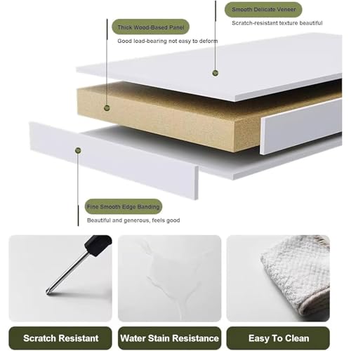 Table de lit et bureau réglable mobile pour ordinateur avec chariot - 8