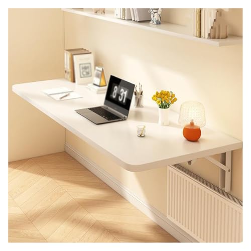 Table pliante murale 120 x 40 cm bureau rabattable et meuble cuisine