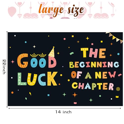 Image of Jumbo Farewell Card with Envelope, Big We Will Miss You Card, The Beginning of a New Chapter Decoration, Farewell Party Decorations, Happy Retirement Party Decorations, Going Away Party Graduation (14x22iinch)