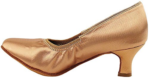Very Fine Womens Ballroom Dance Shoes Party Salsa Practice Shoes S9107EB Comfortable Dance Shoes 2" (Bundle of 5)3