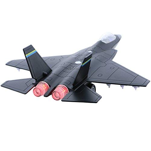 Hsomid Alloy Planes/Airplane/Aircraft Toy With Pull Back Stealth Bombers And Fighter Planes (Diecast Fighter Jets-Grey) #TOP4