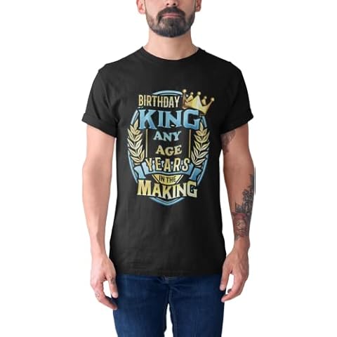 4sold T-Shirt 60th Birthday Or Any Age Gift Personalised Present Mens T-Shirt Cover