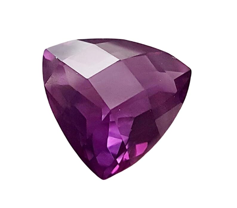 Alexandrite naturelle trillion 13,6 mm : finissez vos bijoux sans tailler la pierre