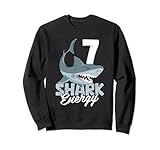 Photo Gallery shark 7th birthday seventh bday 7 anni bambino ragazzi felpa Photo Gallery shark 7th birthday seventh bday 7 anni bambino ragazzi felpa