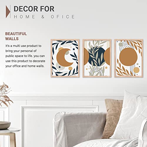 Image of kotart Modern Wall Art Framed Painting for Wall Decoration - Wall Painting for Living Room, Bedroom - Big Size Wall Painting for Wall Decor (Multi, Framed) Set of 3 (Large, Painting 01)