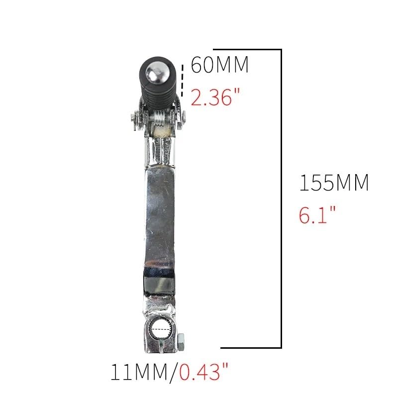 Levier de vitesse 11mm pliable pour éviter la casse moto - 5