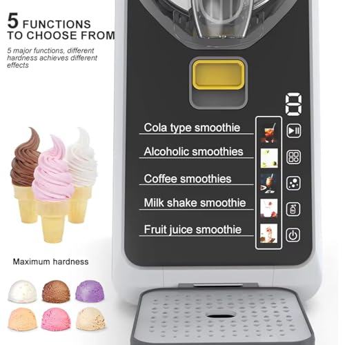 Slushie Machine - 2.0L Frozen Drink Maker with LCD Touch Screen, Removable Drip Tray, Self-Cleaning for Slush, Milkshakes, Frozen Cocktails and More - Image 3