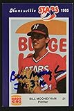 Bill Mooneyham Huntsville Stars Autographed 1985 Signed Burger King Card