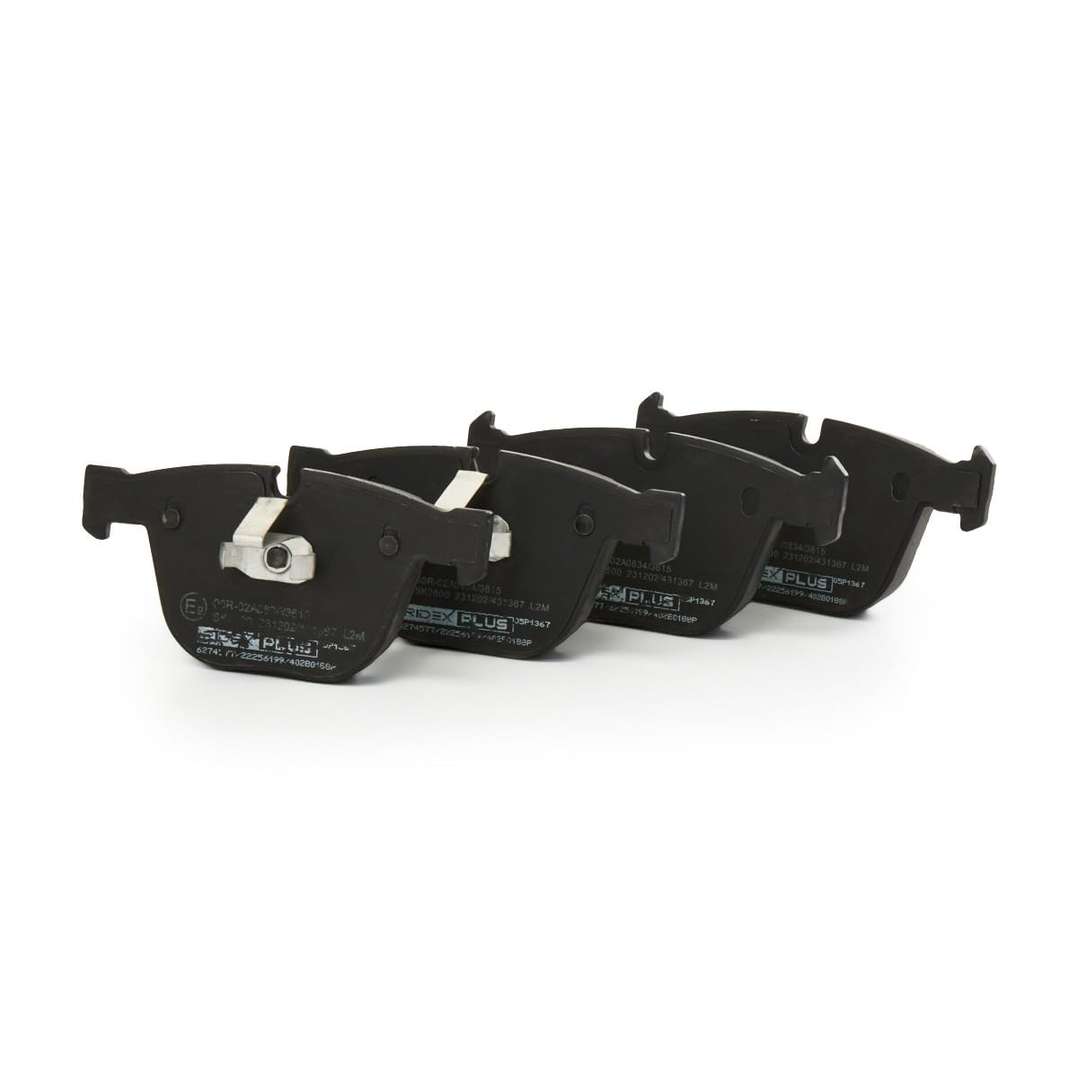 RIDEX PLUS 402B0188P Set d'assale Kit pastiglie freni Posteriore Compatibilità con BMW 3 Sedan E90