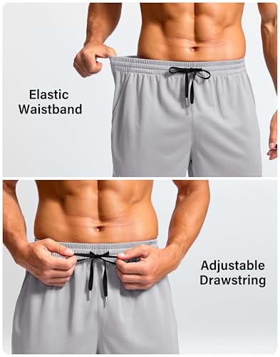 Image of G Gradual Men's Athletic Workout Shorts with Pockets 5 inch /7 inch /9 inch Lightweight Quick Dry Gym Basketball Running Shorts for Men
